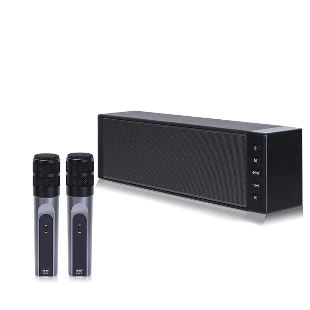 Home Music Theater Karaoke Soundbox Dual Wireless Microphone Bluetooth Speaker Portable Outdoor Audio Amplifier Soundbar TF/AUX
Home Music Theater Karaoke Soundbox Dual Wireless Microphone Bluetooth Speaker Portable Outdoor Audio Amplifier Soundbar TF/AUX