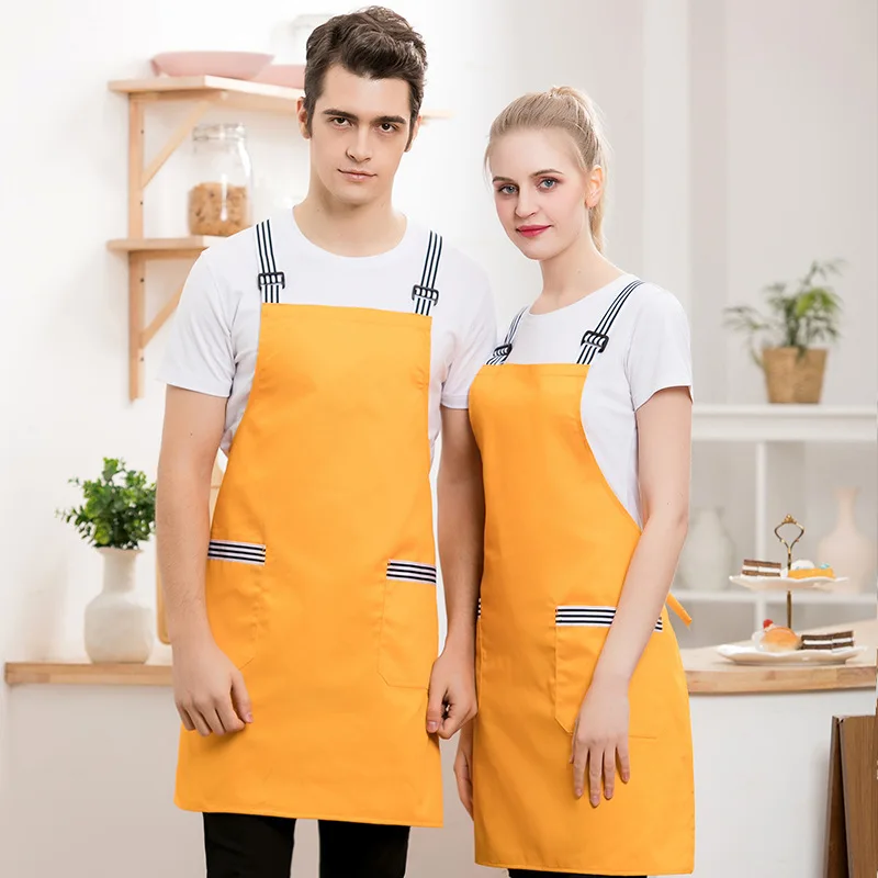 New Fashion Universal Double Strap Kitchen Chef Clothing Workwear Restaurant Bar Cafe Sleeveless Strap Pocket Cute Ladies Apron
New Fashion Universal Double Strap Kitchen Chef Clothing Workwear Restaurant Bar Cafe Sleeveless Strap Pocket Cute Ladies Apron