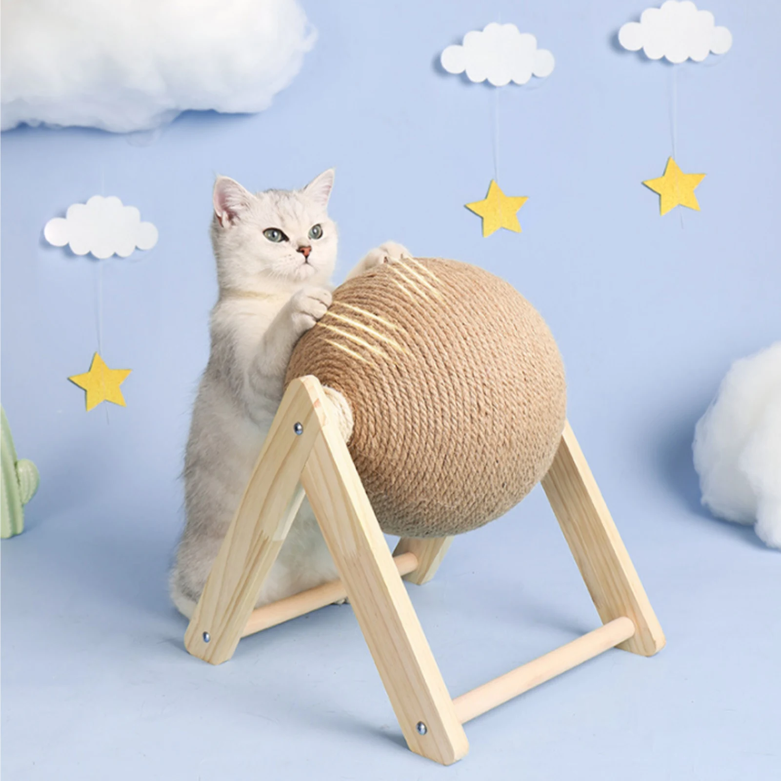 Cat Scratching Ball Toys Kitten Sisal Rope Ball Board Grinding Paw Toy Indoor Cats Scratcher Wear-resistant когтеточка для кошек
Cat Scratching Ball Toys Kitten Sisal Rope Ball Board Grinding Paw Toy Indoor Cats Scratcher Wear-resistant когтеточка для кошек