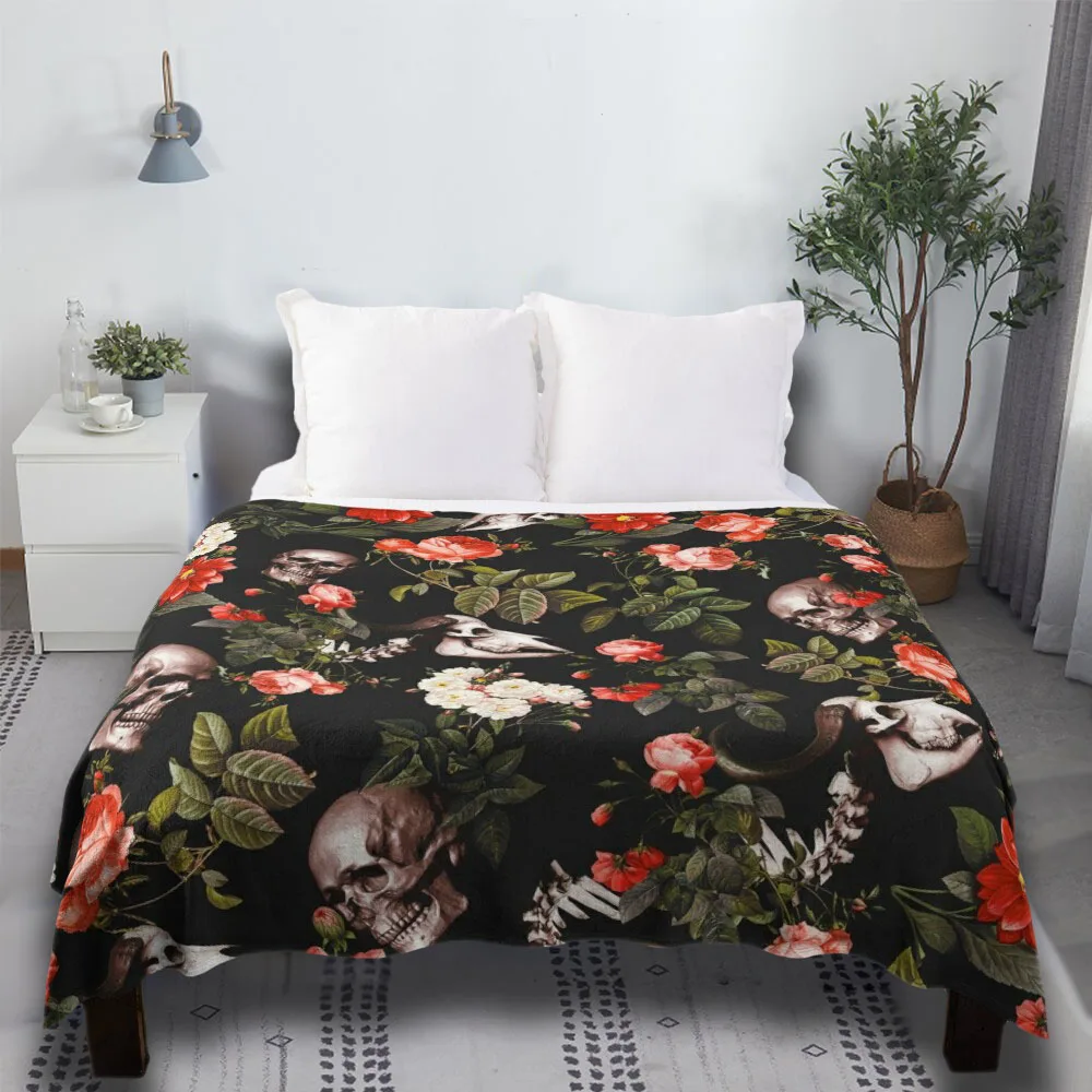 Skull And Floral Pattern Boho Polynesian Design Weed Home Decor Fabric Plaid Throw Blanket
Skull And Floral Pattern Boho Polynesian Design Weed Home Decor Fabric Plaid Throw Blanket
