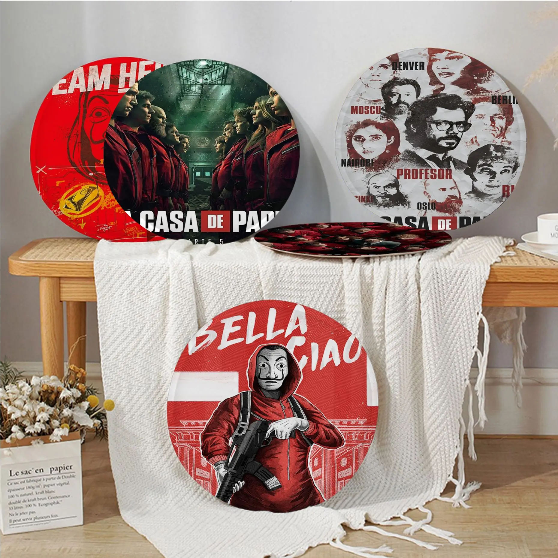 La Casa De Papel Money Heist Art Sofa Mat Dining Room Table Chair Cushions Unisex Fashion Anti-slip Stool Seat Mat
La Casa De Papel Money Heist Art Sofa Mat Dining Room Table Chair Cushions Unisex Fashion Anti-slip Stool Seat Mat