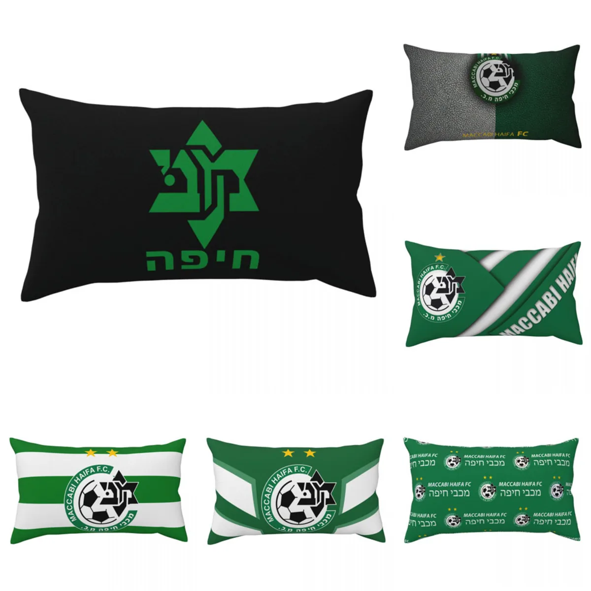 Maccabi Haifa Plush Pillowcase, Cushion Cover - 20x36 Inch - Decorative Hidden Zipper Design
Maccabi Haifa Plush Pillowcase, Cushion Cover - 20x36 Inch - Decorative Hidden Zipper Design