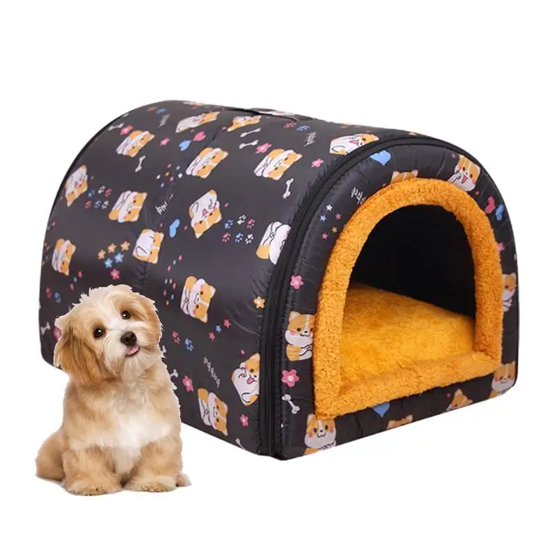 Insulated Dog House With Removable Fluffy Mat winter Cold-proof And Warm Cat Dog House Pet Sleeping Nest Splash-Proof Pet Supply
Insulated Dog House With Removable Fluffy Mat winter Cold-proof And Warm Cat Dog House Pet Sleeping Nest Splash-Proof Pet Supply