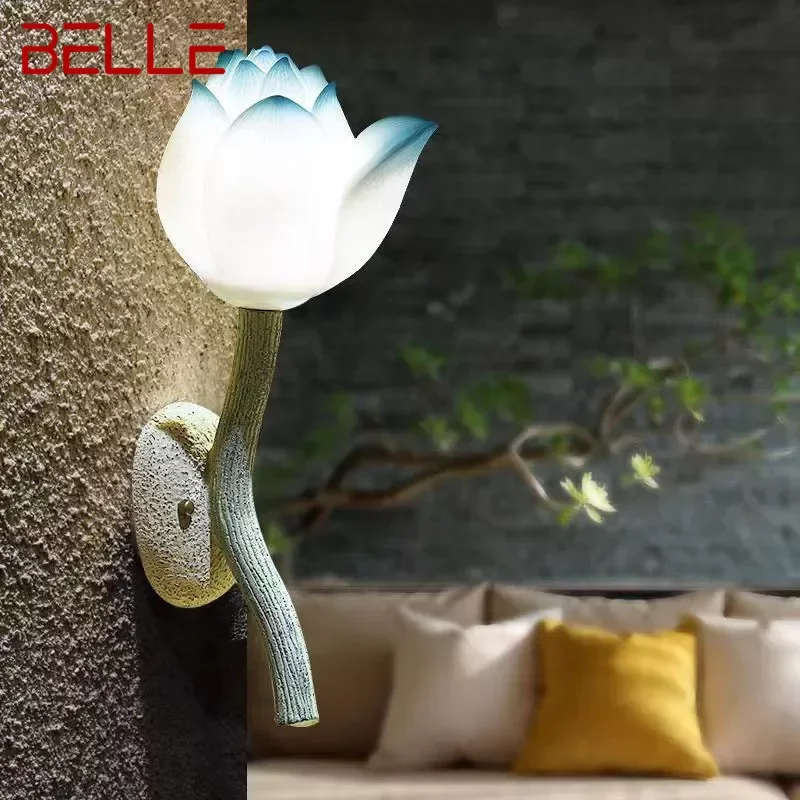 BELLE Chinese Style Wall Lamp Art Lotus Wall Lamp Originality Living Room Bedroom Tea Room Corridor Decorative corative Light
BELLE Chinese Style Wall Lamp Art Lotus Wall Lamp Originality Living Room Bedroom Tea Room Corridor Decorative corative Light