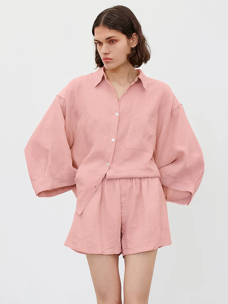 Hiloc Loose Home Suit For Women 100% Cotton Women's Pajamas Single Breasted Nightwear Turn-Down Collar Pijama Set Woman 2 Pieces
Hiloc Loose Home Suit For Women 100% Cotton Women's Pajamas Single Breasted Nightwear Turn-Down Collar Pijama Set Woman 2 Pieces