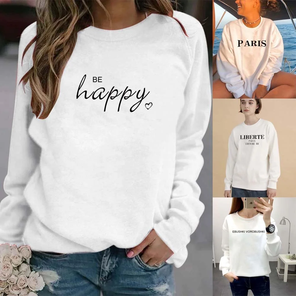 Autumn Letter Print Sweatshirt Women Harajuku Hoodies Women Loose Clothes Pullovers Fashion Tops Streetwear Clothing
Autumn Letter Print Sweatshirt Women Harajuku Hoodies Women Loose Clothes Pullovers Fashion Tops Streetwear Clothing