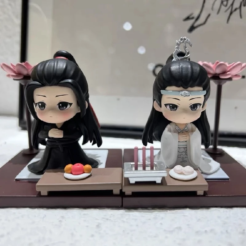 

7cm Mo Dao Zu Shi Blind Box Q Ver Figure Doll Wei Wuxian Lan Wangji Kawaii Animation Figurines Collection Model Statue Gift Toy