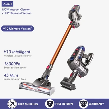 V13 Wireless Handheld Vacuum Cleaner 16kPa 150W Suction Power LED Electric Sweeper Cordless Home Car Remove Mites Dust Cleaner