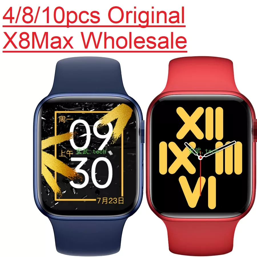Оригинальные Смарт-часы X8 Max, оптовая продажа, Смарт-часы X8max с диагональю 1,75 дюйма, Bluetooth, музыкальный, спортивный мониторинг пульса
Оригинальные Смарт-часы X8 Max, оптовая продажа, Смарт-часы X8max с диагональю 1,75 дюйма, Bluetooth, музыкальный, спортивный мониторинг пульса