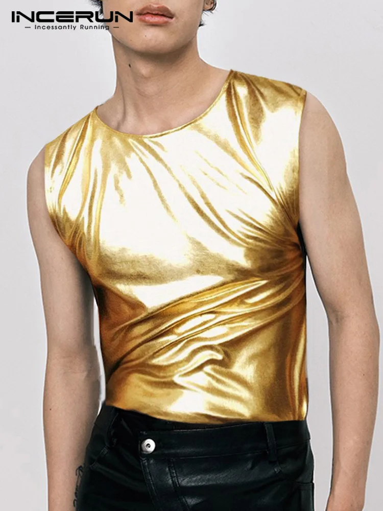 INCERUN 2022 Men Tank Tops Solid Color O-neck Sleeveless Party Nightclub Vests Summer Shiny Streetwear Sexy Men Clothing S-5XL
INCERUN 2022 Men Tank Tops Solid Color O-neck Sleeveless Party Nightclub Vests Summer Shiny Streetwear Sexy Men Clothing S-5XL