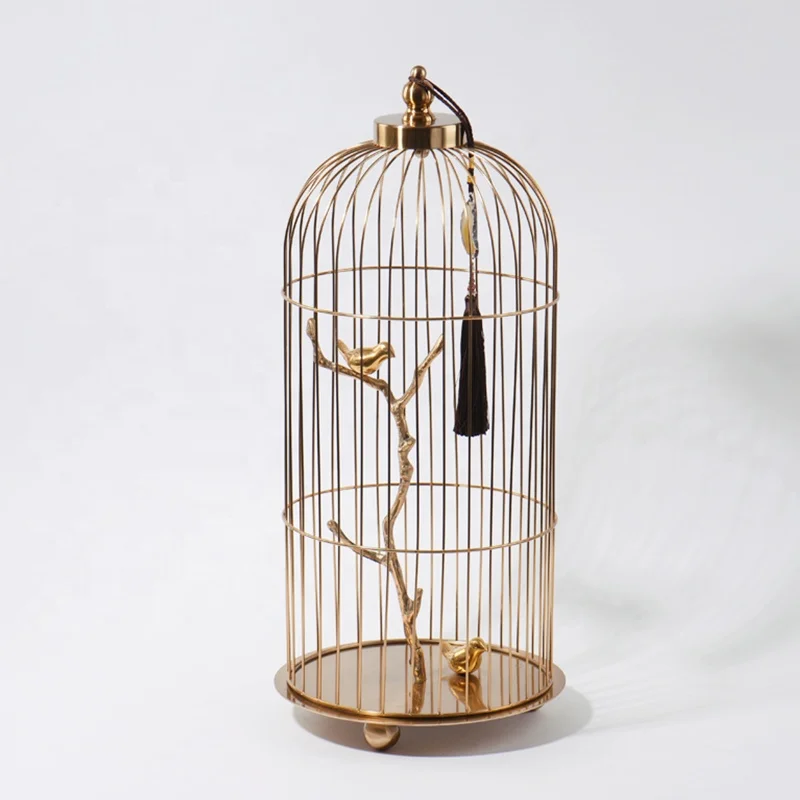 2022 Creative Hotel Antique Brass Stainless Steel Luggage Cart Birdcage - Swallow
2022 Creative Hotel Antique Brass Stainless Steel Luggage Cart Birdcage - Swallow