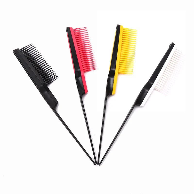1pc Professional Hair Comb Pointed Tail Comb Teasing Curly Hair Brush 
1pc Professional Hair Comb Pointed Tail Comb Teasing Curly Hair Brush