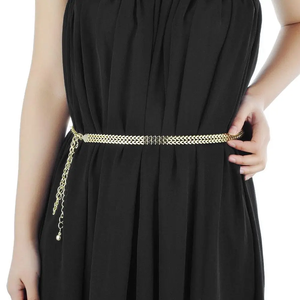 Tassel Gold Chain Belt For Women Dresses Designer Brand Luxury Punk Fringe Gold Waist Belts Female Metal Dress Belt Waist Chain
Tassel Gold Chain Belt For Women Dresses Designer Brand Luxury Punk Fringe Gold Waist Belts Female Metal Dress Belt Waist Chain