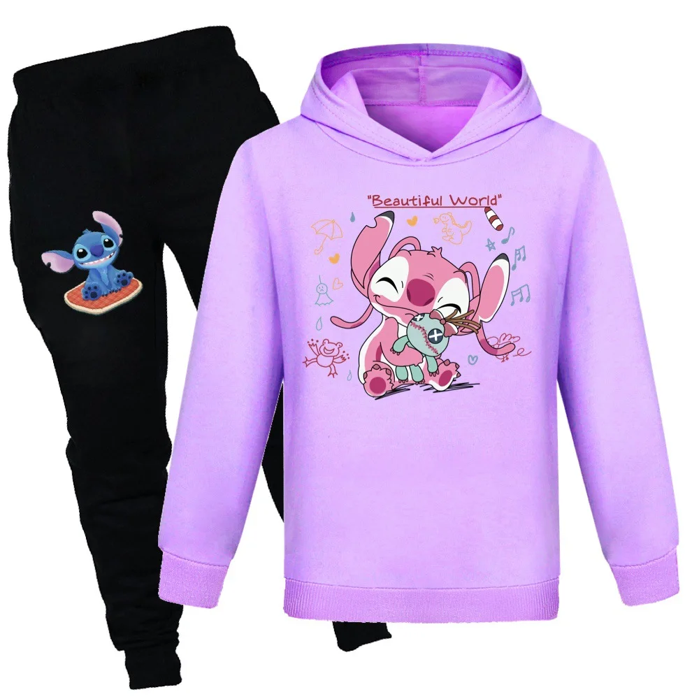 Boys Sweatshirts Girls Clothing 2-16 Years Spring Fall Disney Stitch Kids Hoodie Pants 2 Pack Long Sleeve Sweatshirts
Boys Sweatshirts Girls Clothing 2-16 Years Spring Fall Disney Stitch Kids Hoodie Pants 2 Pack Long Sleeve Sweatshirts