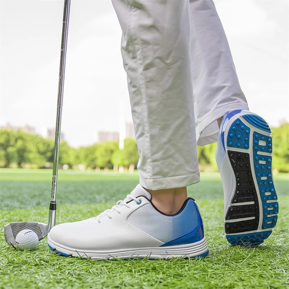 Man Waterproof Golf Professional Sneakers Golfer Comfortable Non-Slip Golfing Training Athletic Shoes Standard US Size7-14
Man Waterproof Golf Professional Sneakers Golfer Comfortable Non-Slip Golfing Training Athletic Shoes Standard US Size7-14