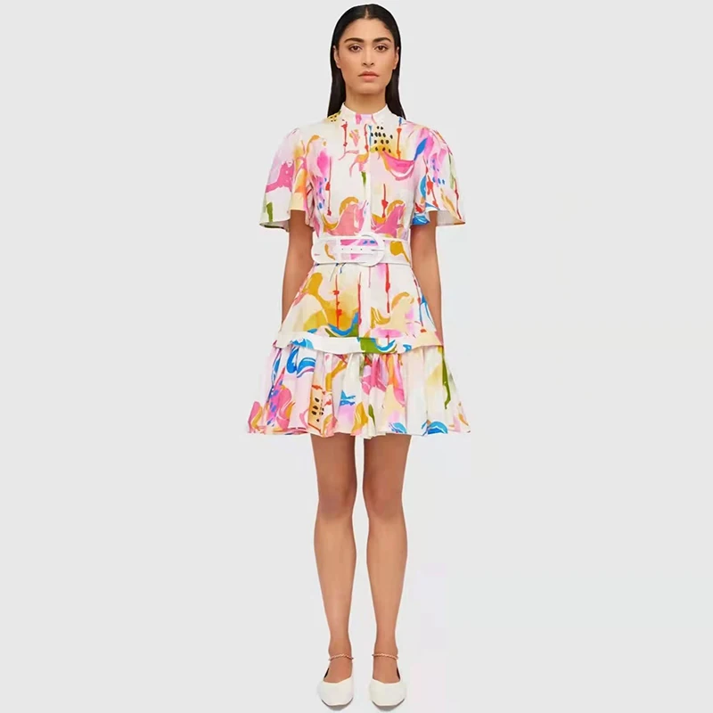 Новинка весна-лето 2022, юбка с коротким рукавом и круглым вырезом и принтом «Троянская лошадь», модное облегающее женское платье в стиле High ...
Новинка весна-лето 2022, юбка с коротким рукавом и круглым вырезом и принтом «Троянская лошадь», модное облегающее женское платье в стиле High ...