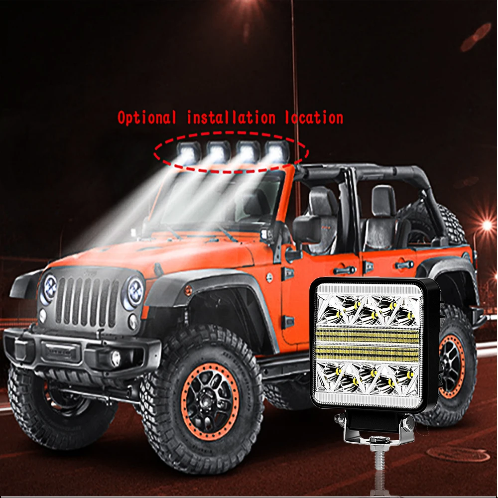 Working Light Bar 102W Car LED 12v 24v Motorcycle LED High Beam Fog Lights Offroad Pickup ATV 4WD SUV Truck Light Exterior Light
Working Light Bar 102W Car LED 12v 24v Motorcycle LED High Beam Fog Lights Offroad Pickup ATV 4WD SUV Truck Light Exterior Light