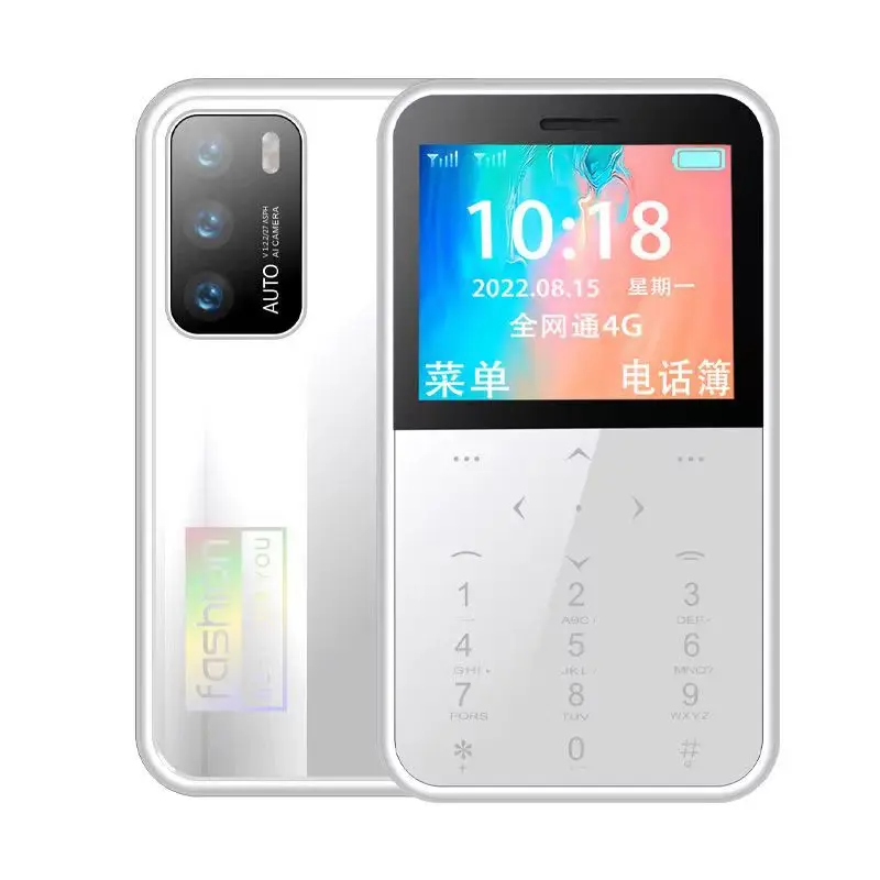 Super Mini Card Mobile Phone 1.8 Inch 2G GSM Dual SIM MP3 Telephone Bluetooth Dialer FM Blacklist Small Student CellPhones
Super Mini Card Mobile Phone 1.8 Inch 2G GSM Dual SIM MP3 Telephone Bluetooth Dialer FM Blacklist Small Student CellPhones