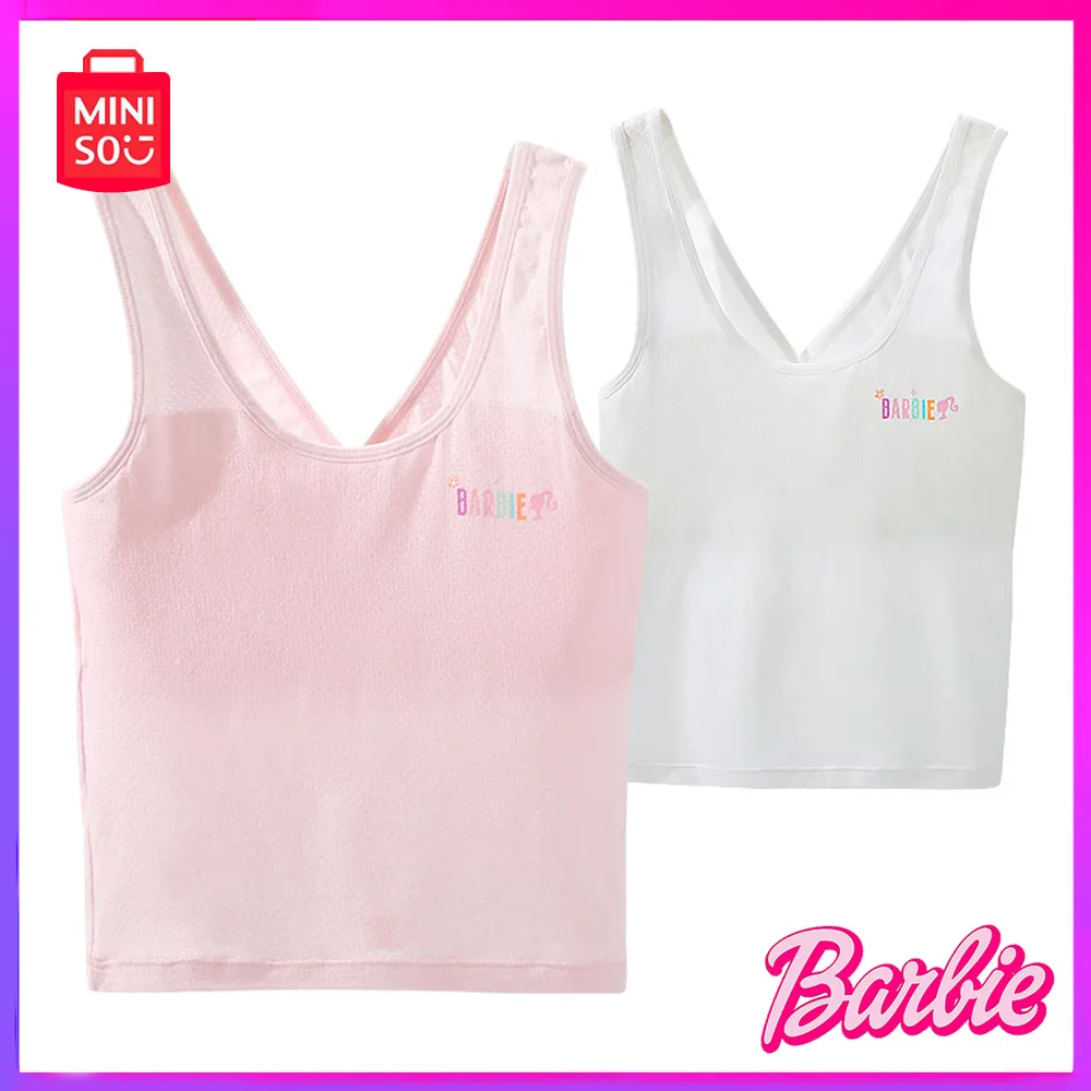 Miniso Barbie New Underwear Development Period Primary School Childrenwaistcoat Bra Halter Bra for Girls Christmas Birthday Gift
Miniso Barbie New Underwear Development Period Primary School Childrenwaistcoat Bra Halter Bra for Girls Christmas Birthday Gift