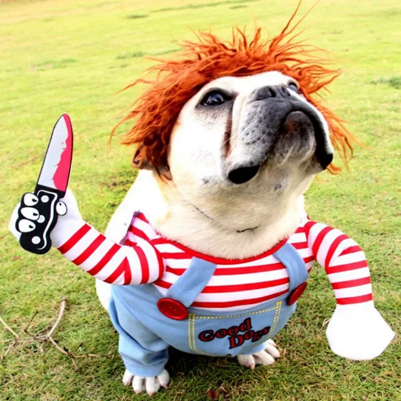Halloween Dog Costumes Funny Pet Clothes Adjustable Dog Cosplay Costume Sets Fun Clothing For Medium Large Dogs Bulldog Pug
Halloween Dog Costumes Funny Pet Clothes Adjustable Dog Cosplay Costume Sets Fun Clothing For Medium Large Dogs Bulldog Pug