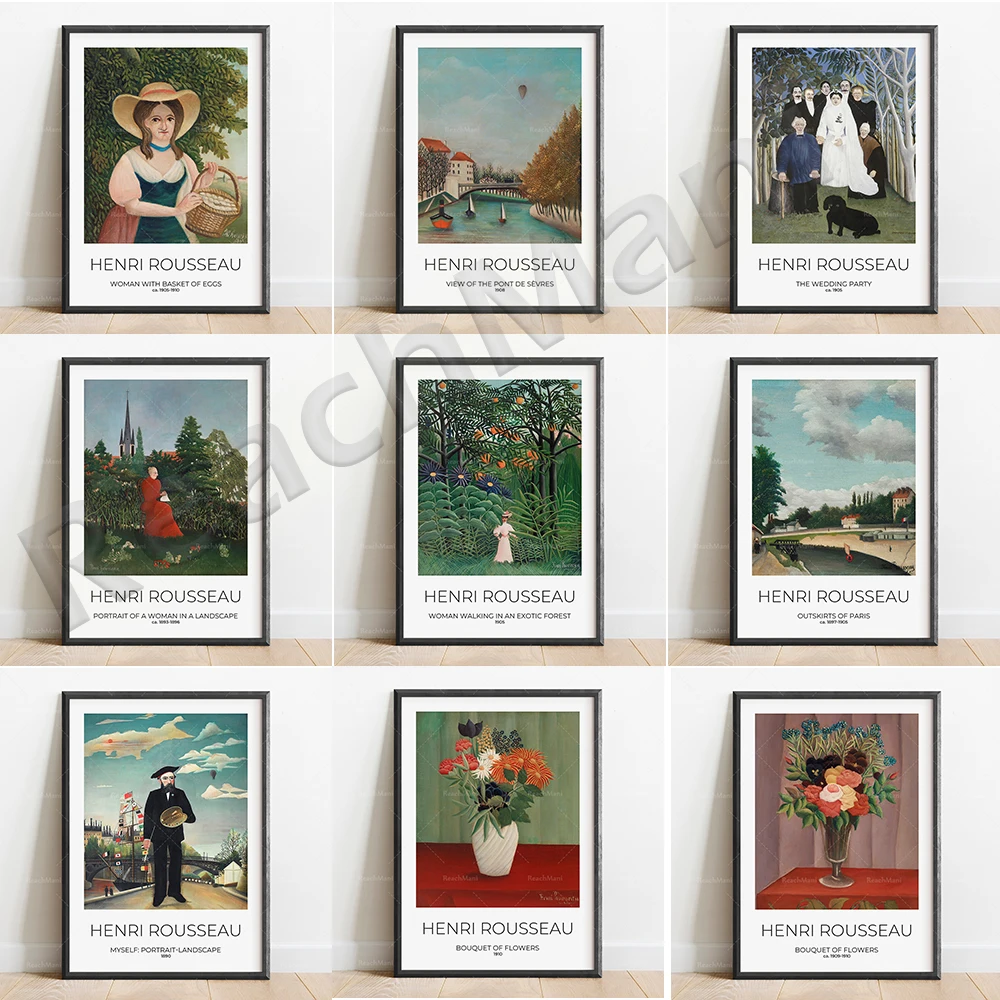 Henri Rousseau print, wedding party, bouquet, Paris suburbs, classic painting art avant-garde famous painting exhibition poster
Henri Rousseau print, wedding party, bouquet, Paris suburbs, classic painting art avant-garde famous painting exhibition poster