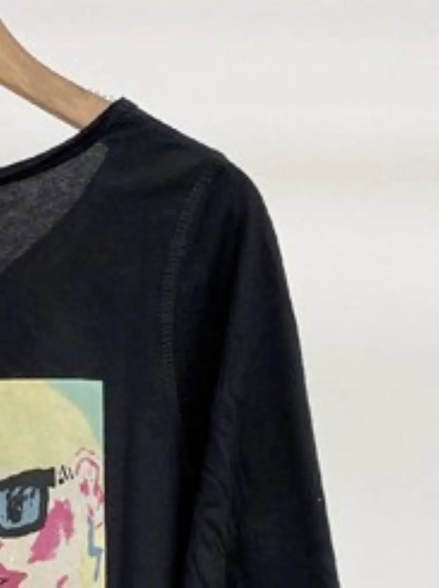 Women T-Shirt Back Printing Buttons U-Neck Long Sleeve Fashion 100% Cotton Pullover
Women T-Shirt Back Printing Buttons U-Neck Long Sleeve Fashion 100% Cotton Pullover