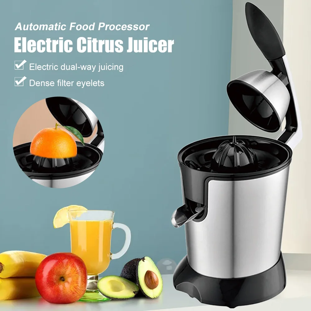 Electric Juicer Stainless Steel Orange Lemon Juice Squeezer With Lid Electric Slow Juicer Machine Kitchen Gadgets Accessories
Electric Juicer Stainless Steel Orange Lemon Juice Squeezer With Lid Electric Slow Juicer Machine Kitchen Gadgets Accessories