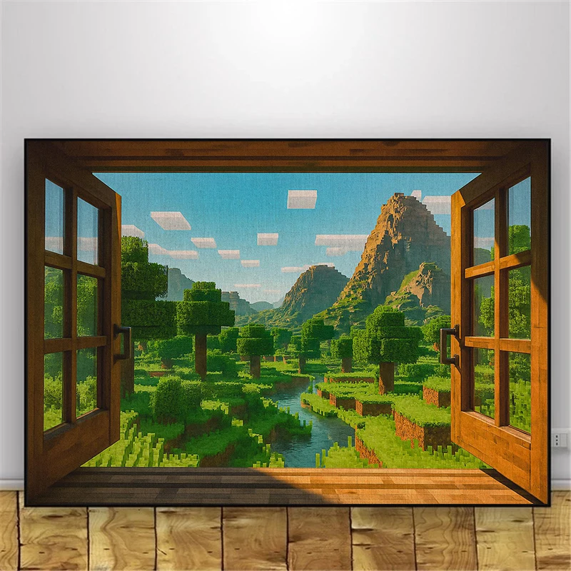 Печать на холсте Вид на окно Стив аниме Pixel World
Печать на холсте Вид на окно Стив аниме Pixel World