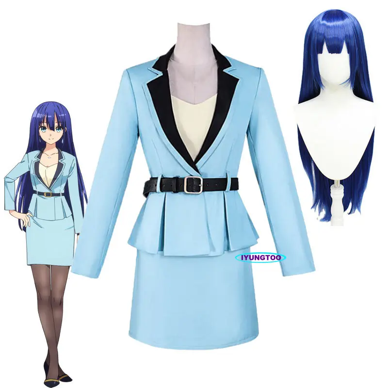 Костюм для косплея аниме Yugiri Ayano, женская униформа с поцелуями, юбки PMC AAA Defender Co. Secret Service, аксессуары для парика
Костюм для косплея аниме Yugiri Ayano, женская униформа с поцелуями, юбки PMC AAA Defender Co. Secret Service, аксессуары для парика