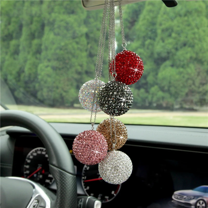 Car Rearview Mirror Pendant Crystal Ball Decoration Car Accessories Interior Parts Gift Pendant Ornaments
Car Rearview Mirror Pendant Crystal Ball Decoration Car Accessories Interior Parts Gift Pendant Ornaments