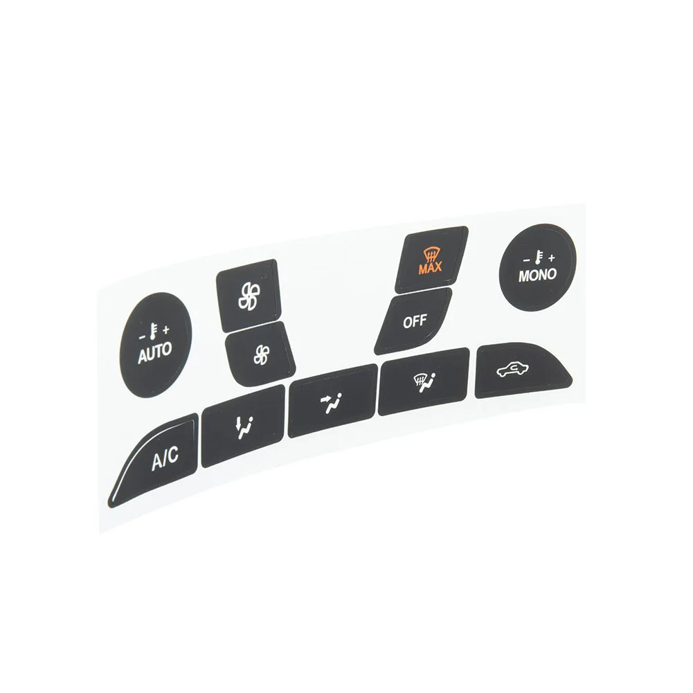 A/C Button Repair Sticker Accessories Car Air Condition Control Switch Decorative For Vehicle Front High Grade Vinyl Durable
A/C Button Repair Sticker Accessories Car Air Condition Control Switch Decorative For Vehicle Front High Grade Vinyl Durable