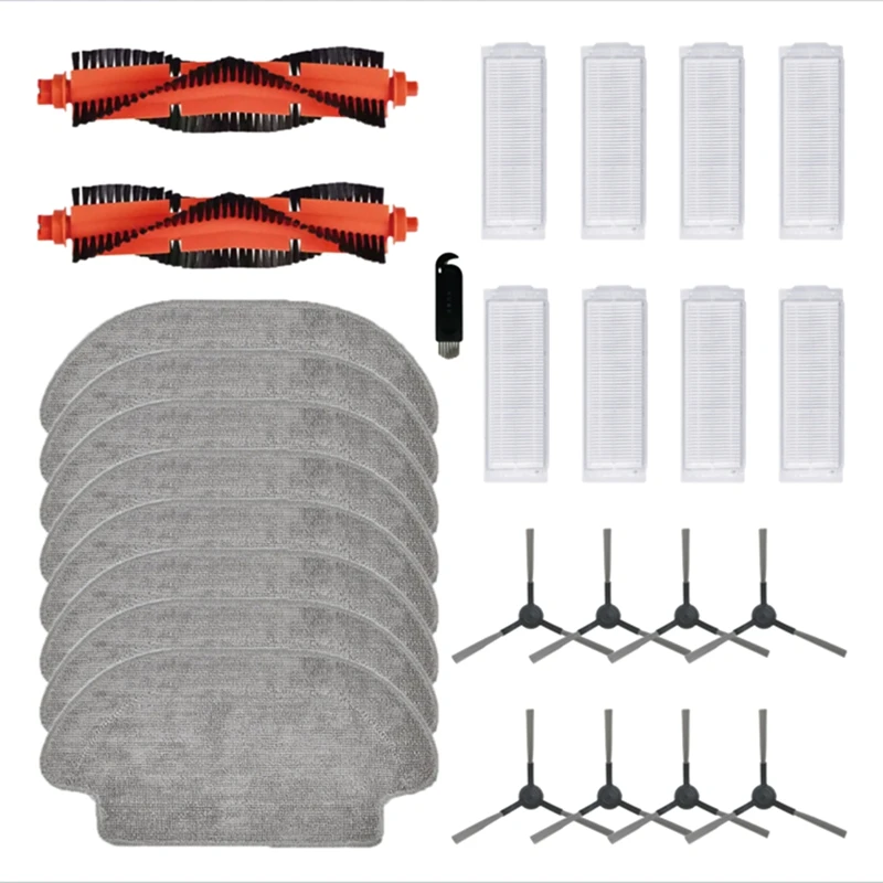 Main Brush Side Brush Mop Pad HEPA Filter For Xiaomi Mijia Robot Vacuum Mop 3C B106CN STYJ02YM Replacement 
Main Brush Side Brush Mop Pad HEPA Filter For Xiaomi Mijia Robot Vacuum Mop 3C B106CN STYJ02YM Replacement