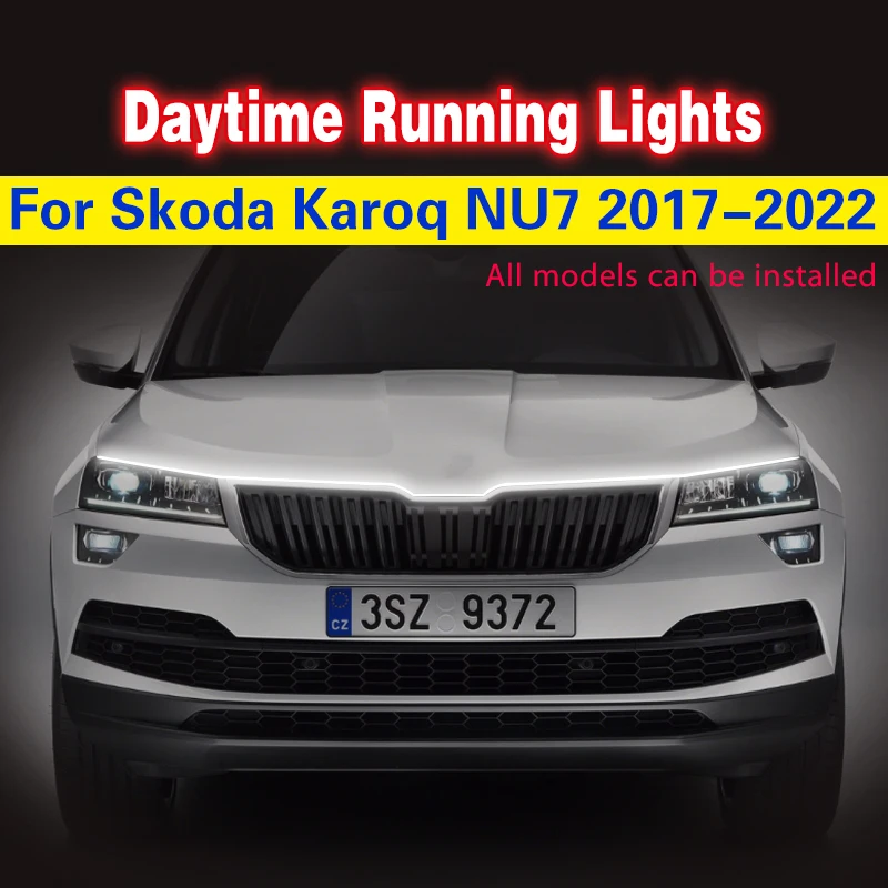 1pcs Car 12V led LED for Skoda Karoq NU7 2017-2022 Daytime Running Lights DRL Universal Flexible Decorative Atmosphere Lamps
1pcs Car 12V led LED for Skoda Karoq NU7 2017-2022 Daytime Running Lights DRL Universal Flexible Decorative Atmosphere Lamps