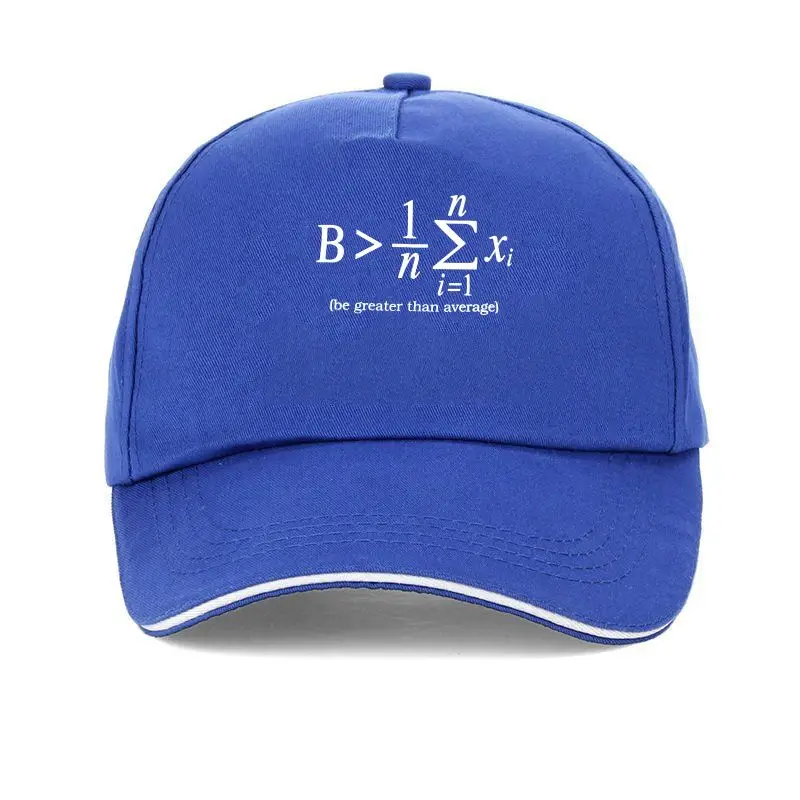 New cap hat Funny Math Baseball Cap Gift-Be Greater Than Average for Women Men math mathematics equation science scientist
New cap hat Funny Math Baseball Cap Gift-Be Greater Than Average for Women Men math mathematics equation science scientist
