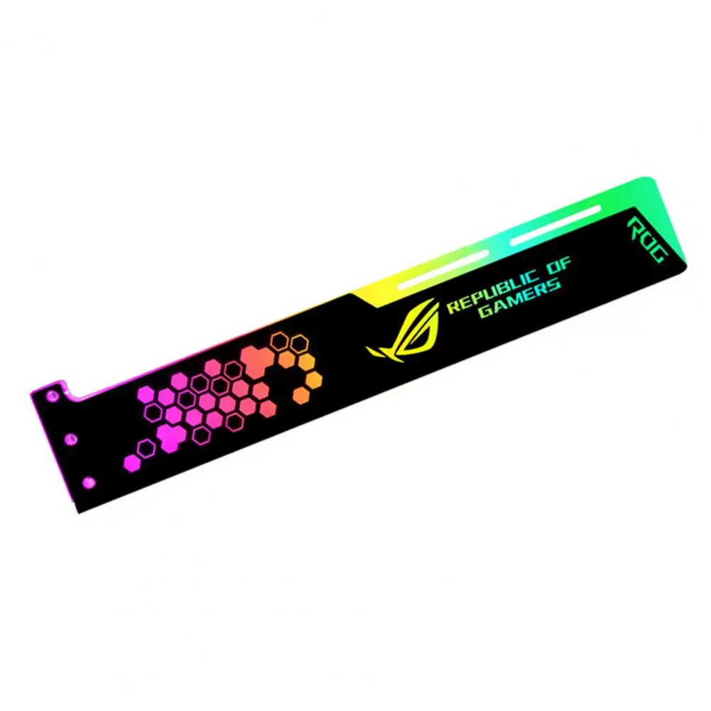 Светодиодный светящийся кронштейн для графической карты RGB для компьютера, прочная конструкция GPU, поддержка 12 цветов для компьютера
Светодиодный светящийся кронштейн для графической карты RGB для компьютера, прочная конструкция GPU, поддержка 12 цветов для компьютера