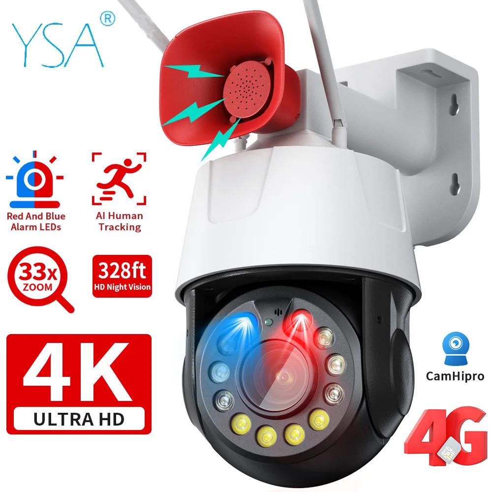 Камера видеонаблюдения 3G 4K HD PTZ, 8 Мп, 4G, SIM-карта, водонепроницаемая, Ip66, погодозащищенная, антивандальная, H.265
Камера видеонаблюдения 3G 4K HD PTZ, 8 Мп, 4G, SIM-карта, водонепроницаемая, Ip66, погодозащищенная, антивандальная, H.265