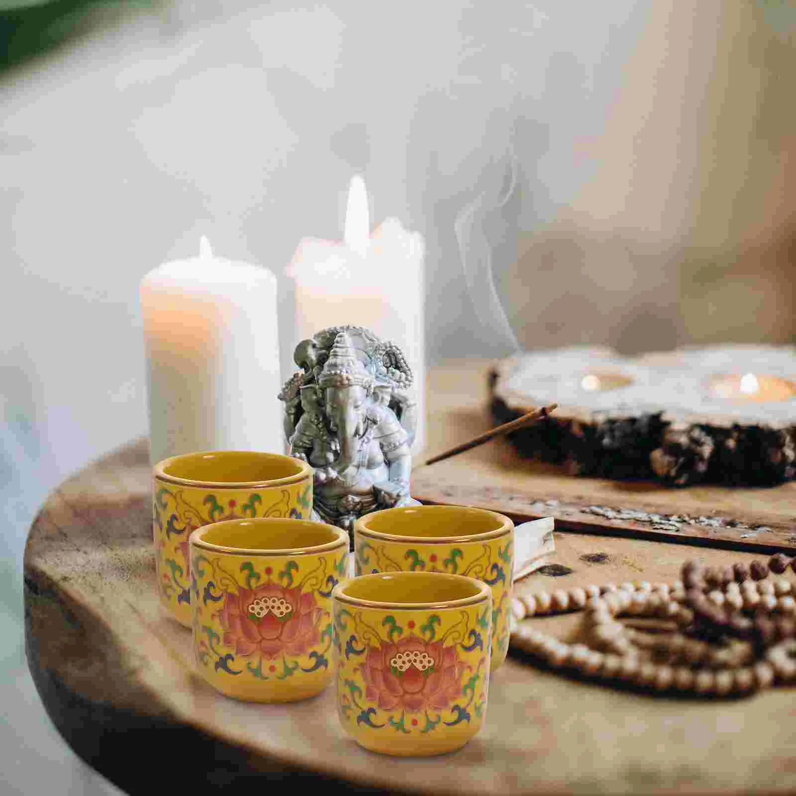 Water Cup Tabletop Buddhism Ceramic Altar Sacrifice Supply Container Temple Holy
Water Cup Tabletop Buddhism Ceramic Altar Sacrifice Supply Container Temple Holy