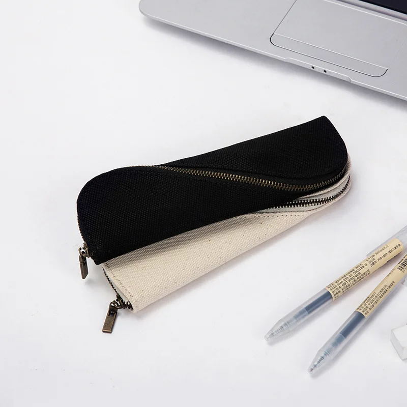 Canvas Zipper Pen Bag Pencil Case for Boys Girls Large Capacity Storage Bag Stationary School Office Supplies
Canvas Zipper Pen Bag Pencil Case for Boys Girls Large Capacity Storage Bag Stationary School Office Supplies