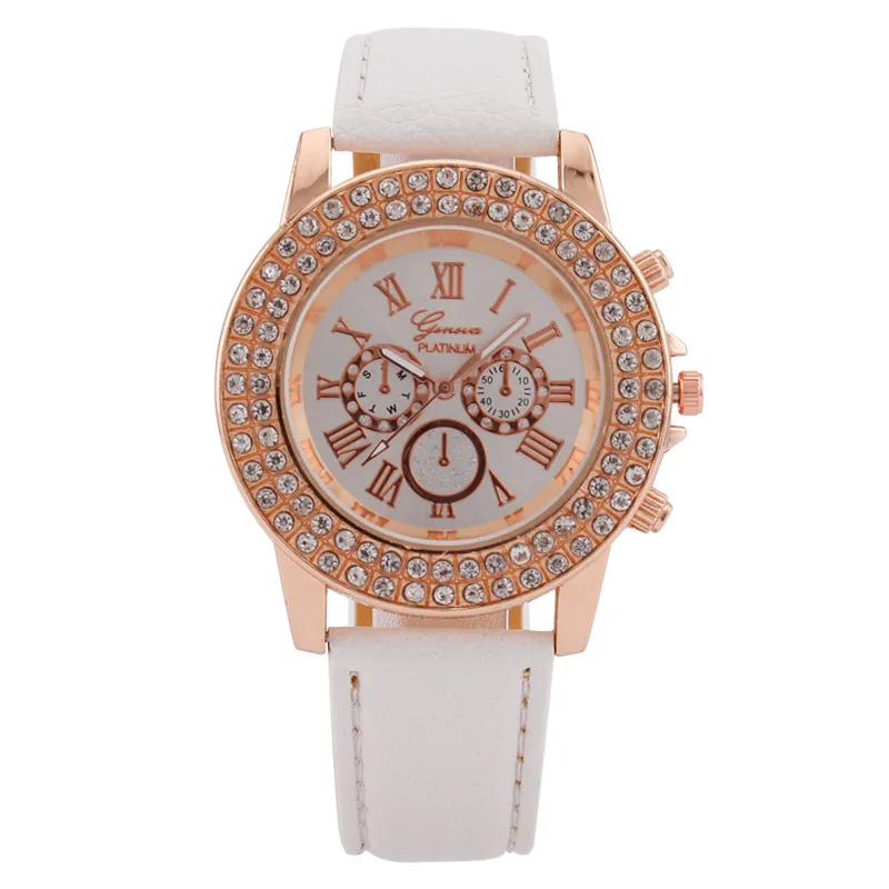 Luxury Round Quartz Full Rhinestone Dial Casual Wrist Watches Leather Strap Fashionable Clock Waterproof Wristwatch for Women
Luxury Round Quartz Full Rhinestone Dial Casual Wrist Watches Leather Strap Fashionable Clock Waterproof Wristwatch for Women