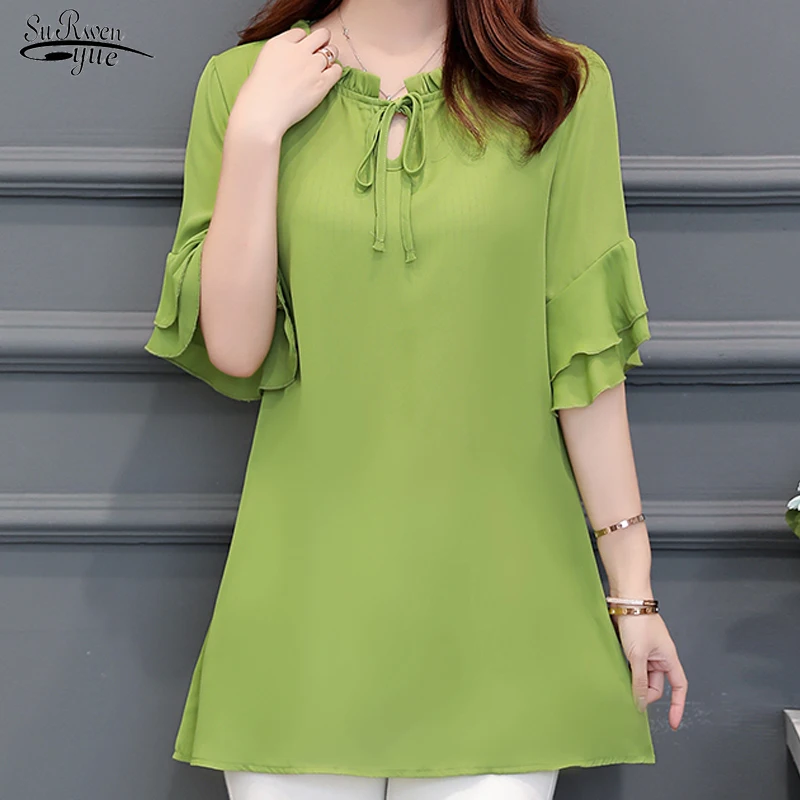 2023 Summer Chiffon Women Blouse Short Sleeve Casual Loose L-6XL Tops Long Shirts Women Loose Female Clothing Yellow 19889
2023 Summer Chiffon Women Blouse Short Sleeve Casual Loose L-6XL Tops Long Shirts Women Loose Female Clothing Yellow 19889