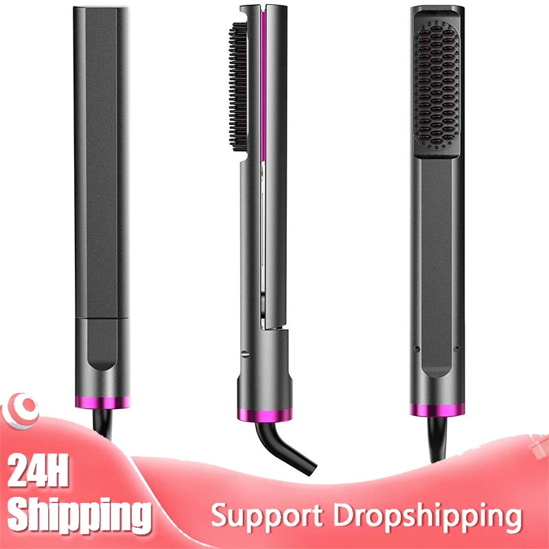 Multifunctional Straight Hair Brush Hair Straightener Curler LCD Adjustable Temperature Anti-Scald Straight Brush Fast Heating
Multifunctional Straight Hair Brush Hair Straightener Curler LCD Adjustable Temperature Anti-Scald Straight Brush Fast Heating