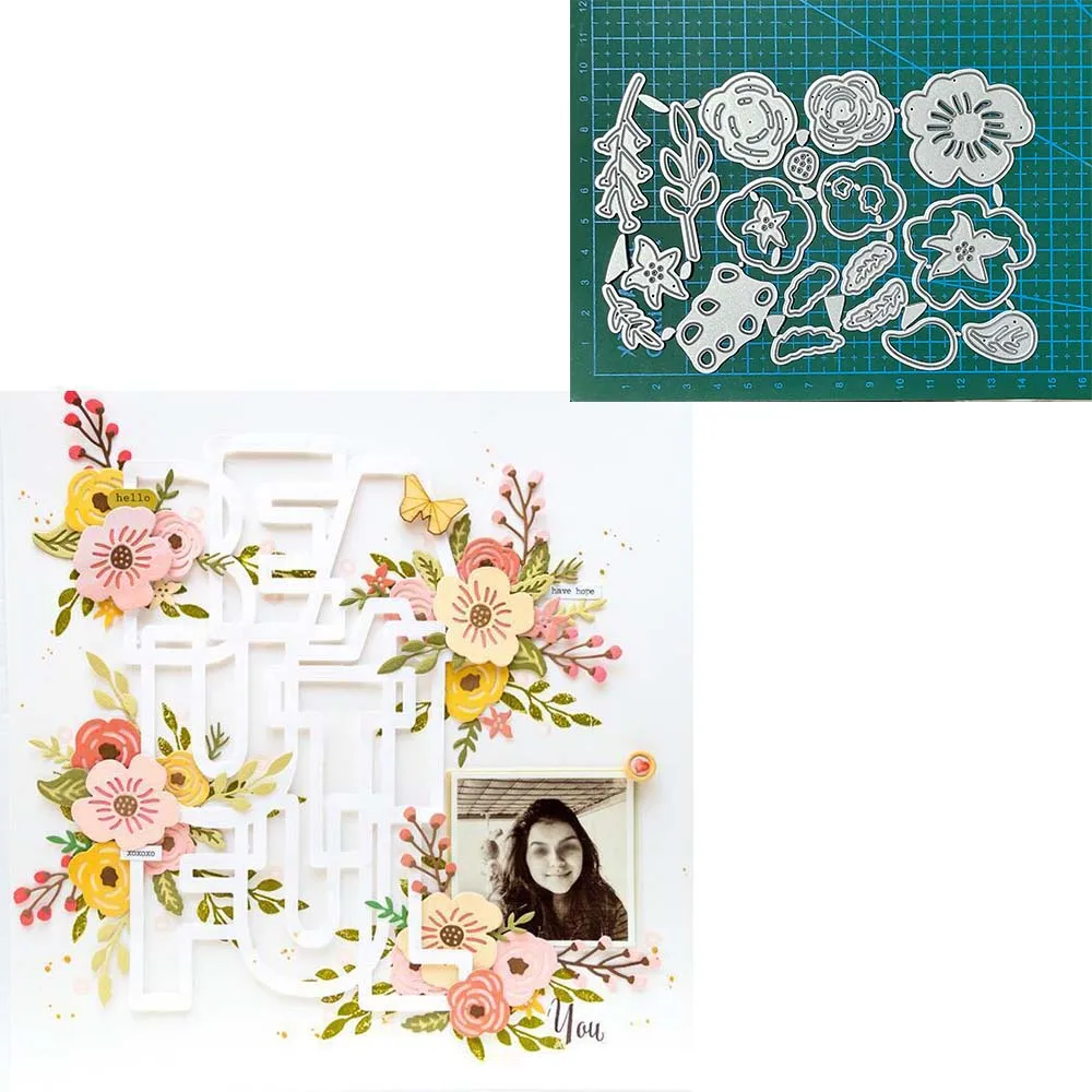New Plant flower leaf Metal Cutting Dies Decorative DIY Scrapbooking Steel Craft Die Cut Blade Punch Embossing Stencils
New Plant flower leaf Metal Cutting Dies Decorative DIY Scrapbooking Steel Craft Die Cut Blade Punch Embossing Stencils