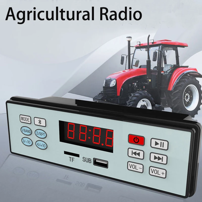 12V 24V Radio Automotive Multimedia Bluetooth Car Radio Stereo Receiver 1 din FM USB TF MP3 Player For Tricycle Tractor Truck
12V 24V Radio Automotive Multimedia Bluetooth Car Radio Stereo Receiver 1 din FM USB TF MP3 Player For Tricycle Tractor Truck