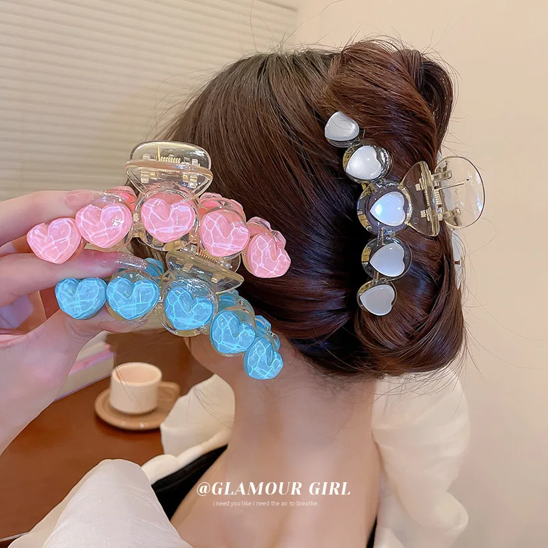 KAITIN Arc-shaped Heart Hairpin Women Fashion Sweet Back Spoon Curly Shark Clip Temperament New Hair Accessories Wholesale
KAITIN Arc-shaped Heart Hairpin Women Fashion Sweet Back Spoon Curly Shark Clip Temperament New Hair Accessories Wholesale