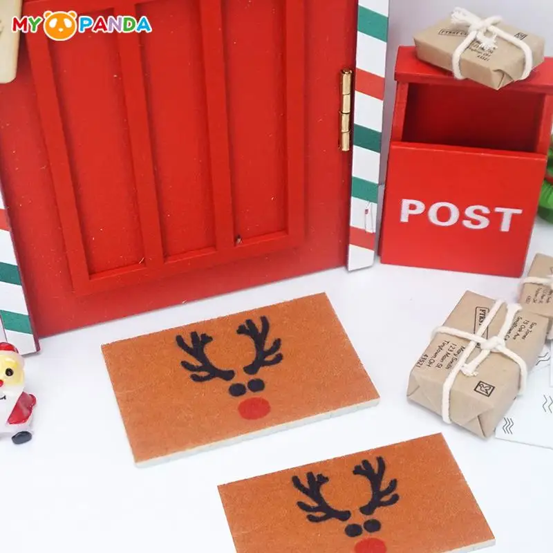 2Pcs 1:12 Dollhouse Miniature Christmas Elk Carpet Floor Mat Floor Rug Model Bedroom Bathroom Living Room Garden Decor Toy
2Pcs 1:12 Dollhouse Miniature Christmas Elk Carpet Floor Mat Floor Rug Model Bedroom Bathroom Living Room Garden Decor Toy