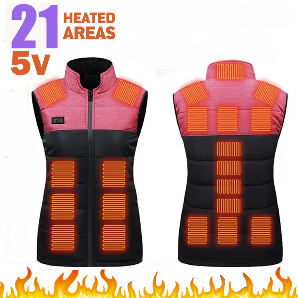 Women's Men USB Heating Coat Camping Down Theating Jacket 21 Heated Zones Electric Tracksuit Heated Vest Jackets Graphene S-5XL
Women's Men USB Heating Coat Camping Down Theating Jacket 21 Heated Zones Electric Tracksuit Heated Vest Jackets Graphene S-5XL