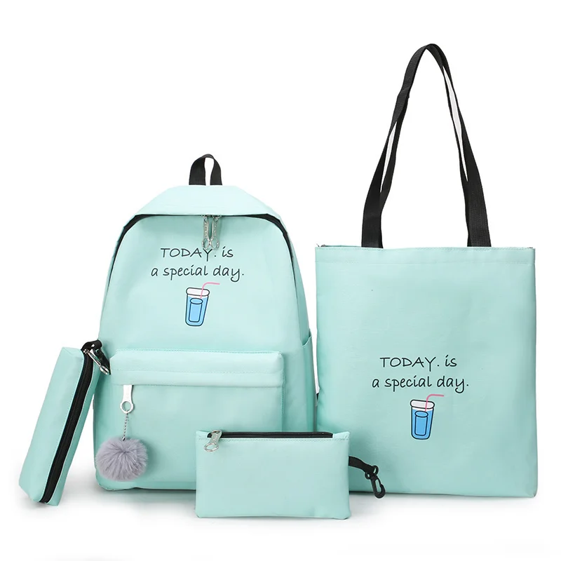 4 Pcs Sets Canvas School Bags For Teenage Girls Children Shoulder Bags New Trend Female Backpack Women Backpack
4 Pcs Sets Canvas School Bags For Teenage Girls Children Shoulder Bags New Trend Female Backpack Women Backpack
