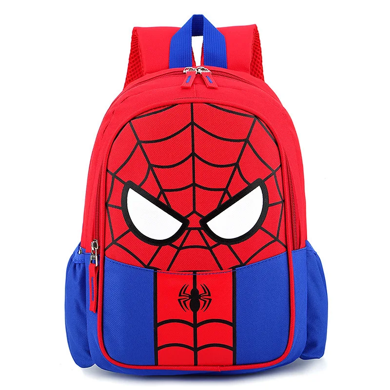 

New Spiderman Children Backpack Superhero Printed Backpack Kids Air Cushion Harness Waterproof School Bags Movie Peripheral Gift