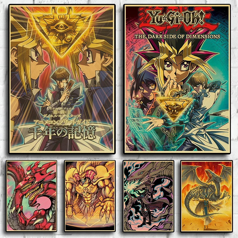 Классический Ностальгический Аниме Манга Yu Gi Oh, ретро постер, Картина на холсте, настенное искусство, украшение для дома, Милый Постер для декора комнаты
Классический Ностальгический Аниме Манга Yu Gi Oh, ретро постер, Картина на холсте, настенное искусство, украшение для дома, Милый Постер для декора комнаты