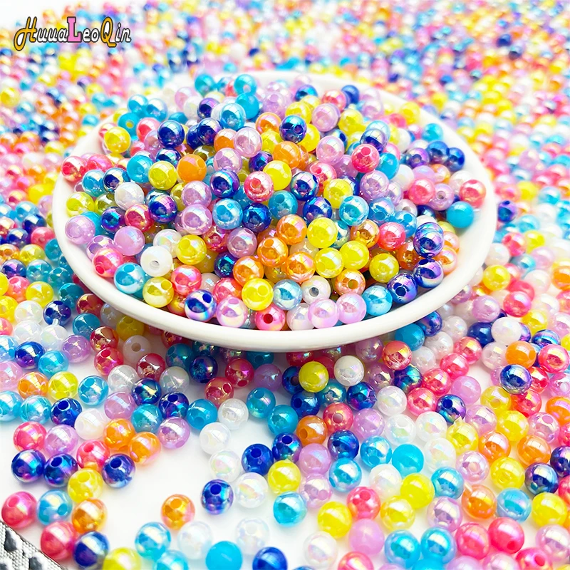 100pcs 6mm Acrylic Imitation Pearls Round Loose Spaced Seed Beads for Needlework Jewelry Making DIY Charms Handmade Bracelets 
100pcs 6mm Acrylic Imitation Pearls Round Loose Spaced Seed Beads for Needlework Jewelry Making DIY Charms Handmade Bracelets